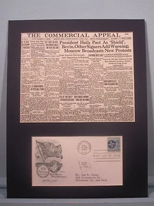 The Start of NATO - North Atlantic Treaty Organization & First Day Cover - Picture 1 of 1