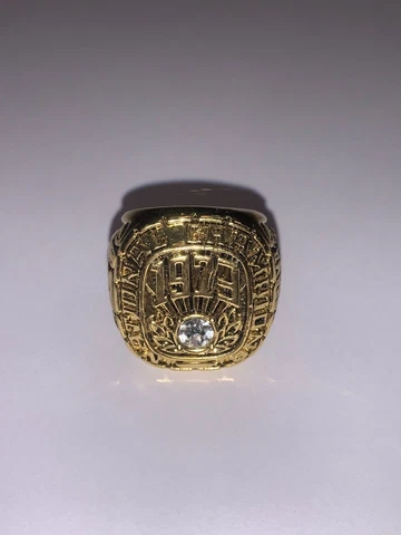 1973 Alabama Crimson Tide National Championship Replica Player Ring Size 11 Cover