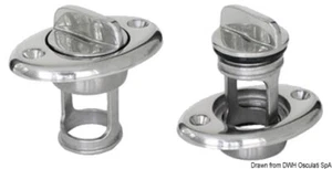 Lenzablauf Boot Stecker Abwasserauslass 43x64mm - Bild 1 von 1