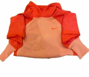 Nike Womens Hoodie Small Red Orange Therma-Fit Sweater Athleisure Normcore - Picture 1 of 11