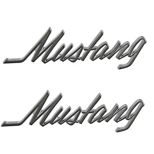 1969 70 71 72 73 Ford Mustang Fender or Trunk Emblems Mustang Letters Pair 2 Pcs - Picture 1 of 1