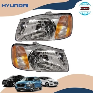 FOR 1999-2012 HYUNDAI ACCENT/ VIVA RIGHT & LEFT SIDE HEADLIGHT HEADLAMP ASSEMBLY - Picture 1 of 9