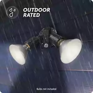 Outdoor Dusk to Dawn Floodlight – Weatherproof Security Light – Motion Sensor - Picture 1 of 7