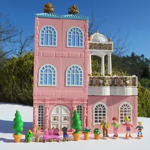 Mini Polly Pocket Deluxe Mansion Dream Builders 100% Komplett 1999 Stapelvilla - Bild 1 von 16