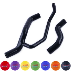 MANGUERA RADIADOR DE SILICONA APTA FIAT PUNTO GT TURBO 1.4L 1993-1999 NEGRA - Imagen 1 de 9