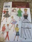 2002 Simplicity Archives Barbie Doll Clothes Sewing Pattern Swing Coat Skirt +