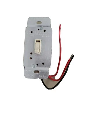 Ideal Industries 56-151 3-way 600W Ivory Toggle Dimmer Switch Incandescent Only  - Image 1 of 4