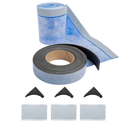 Wannendichtband + Schallschutzband + Wannenausgleichsecken Wannen Abdichtung Set - Bild 1 von 4