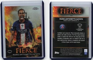 22/23 Topps UEFA Chrome Women's Fierce #9 Marie-Antoinette Katoto Paris Saint