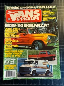 RARE PETERSENS VANS & PICKUPS OCT 1978 Custom Magazine Chevy Dodge Ford Gmc Vans - Picture 1 of 2
