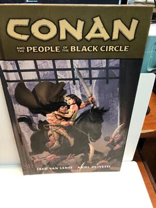 CONAN AND THE PEOPLE OF THE BLACK CIRCLE By Van Fred Lente - Hardcover - Picture 1 of 1