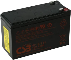 CSB Batterie au plomb GP 1272 F2 a.o. pour APC Back-UPS BK500 12V 7,2Ah - Photo 1/3
