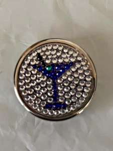 SIGNATURE CLUB A MARTINI JEWELED POWDER COMPACT TRANSLUCENT POWDER - Picture 1 of 3