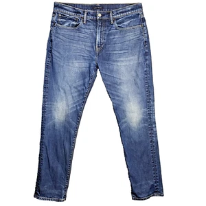 Lucky Brand 222 Taper Jeans Mens 36x32 Blue Medium Wash Stretch Tag 34x32 - Picture 1 of 15