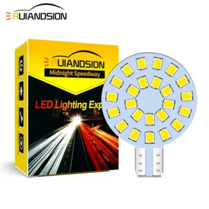 T10 LED Lampadina Interna Dell'automobile W5W Lampada Della Targa 12-24V 2Color - Imagen 1 de 8