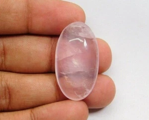 Piedras preciosas de cuarzo rosa cabujón natural suelto para joyería 47 Cts. ME-7043 - Imagen 1 de 4