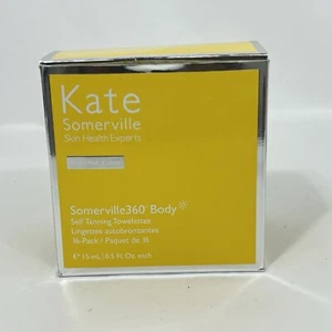KATE SOMERVILLE Somerville360 Body Self Tanning Towelettes 16 PACK NEW! - Picture 1 of 9