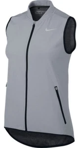 Nike Golf Women Gray / Black Vest Water Repellent Composite SMALL $140 NEW - Picture 1 of 10