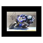 Signed Marco Melandri Photo Display - MotoGP Team Yamaha Autograph +COA
