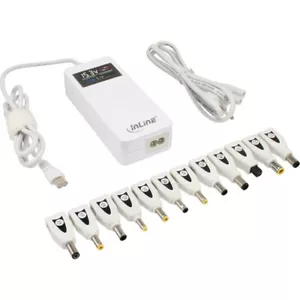 Universal Netzteil für Notebooks mit Farbdisplay 90W USB 100-240V weiß - Bild 1 von 1