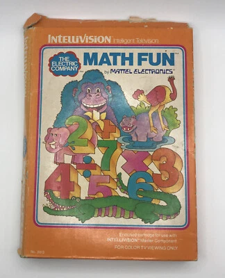 Electric Company Word Fun Mattel Intellivision Game Complete in Box 1979 Tested - Image 1 of 4