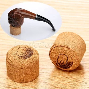1 Pair 1 in(H)*1.2 in(w) Smoking Pipe Accessories Cleaning Tool Cork Ash Knocker - Picture 1 of 10