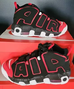 NUOVA AUTENTICA NIKE AIR MORE UPTEMPO (GS) '96 ""PUNTA ROSSA"" US 6,5 Y - Foto 1 di 3