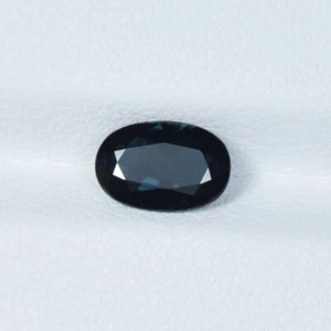 1.42 ct GFCO" UNHEATED BEST GRADE DEEP BLUE / NATURAL SAPPHIRE - Oval Gem Video - Picture 1 of 3