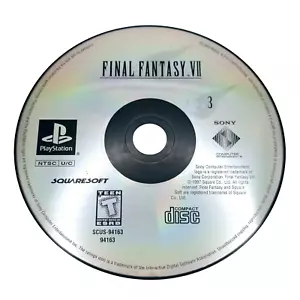 Final Fantasy VII (SONY PlayStation 1, 1997) Disc 3 only - Picture 1 of 4