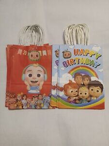 16 Cocomelon  Party Treat Bags New Open Bag