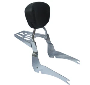 Studded Detachable Sissy Bar/Backrest/Luggage Rack - Yamaha Road Star 1600 1700 - Picture 1 of 8