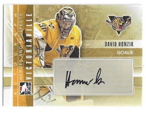 2011-12 IN THE GAME HEROES AND PROSPECTS DAVID HONZIK AUTO #A-DHO VICTORIAVILLE - Picture 1 of 2