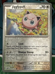 Jigglypuff Reverse Holo 039/165 Pokémon Sv: Scarlatto e Viola 151 *CONFEZIONE FRESCA* - Foto 1 di 2