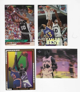 David Robinson Spurs 4 Card Lot Fleer Ultra Hoops Hologram Bronze Star - Picture 1 of 9