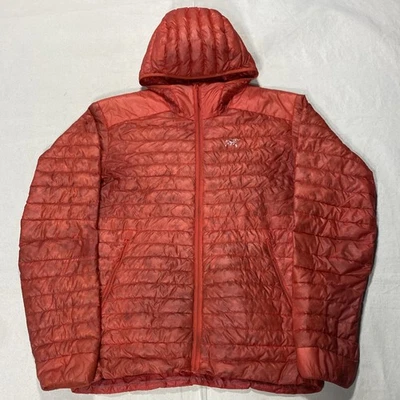 Толстовка пуховик мужской Arc'teryx Cerium LT красный средний размер - Изображение 1 из 4