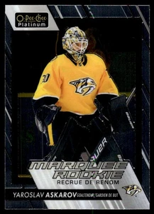 2023-24 O-Pee-Chee Platinum Marquee Rookies Yaroslav Askarov Rookie Nashville - Bild 1 von 3