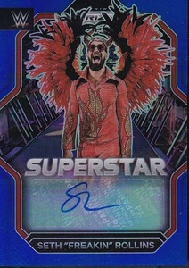 Seth "Freakin" Rollins Superstar Signature /49 Panini Prizm WWE 2023 Auto - Bild 1 von 2