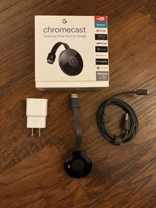 Google Chromecast 2nd Generation 1080p Portable Media Streamer (NC2-6A5) - Picture 1 of 12