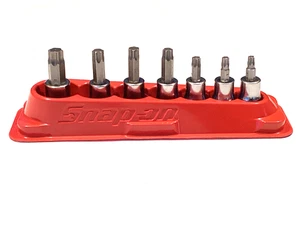 Snap On Tools USA 207EFTXY 7 Piece 3/8" Drive TORX Bit Standard Socket Set NEW - Picture 1 of 9