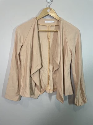 Blazer Anne Fontaine beige manga larga talla 36 para mujer color rosa rubor tranquilo lujo Foto 1 de 4
