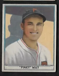 1941 PLAY BALL BASEBALL CARD #9 MERRILL PINKY MAY VG - Picture 1 of 2