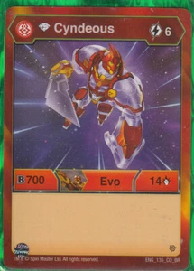1 x Bakugan Resurgence - Diamond Cyndeous Evo Karte - ENG 135 CO BR Neu - Bild 1 von 1