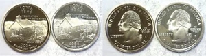 2004-S Iowa Statehood Quarter Silver & Clad Proofs 2 Coin Set - Picture 1 of 3
