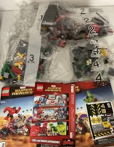 ⚡️LEGO Marvel Super Heroes: Hulk vs. Red Hulk (76078) ⚠️Incomplete⚠️ NO HULKS⚠️ - Picture 1 of 3