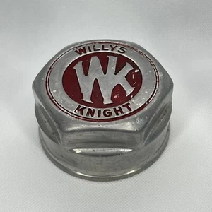 Vintage Willys Knight Screw On Hub Cap 3.4” - Picture 1 of 8