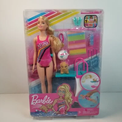 Mattel Barbie Dreamhouse Adventures Malibu Swim N Dive Barbie Muñeca y Juego Foto 1 de 4