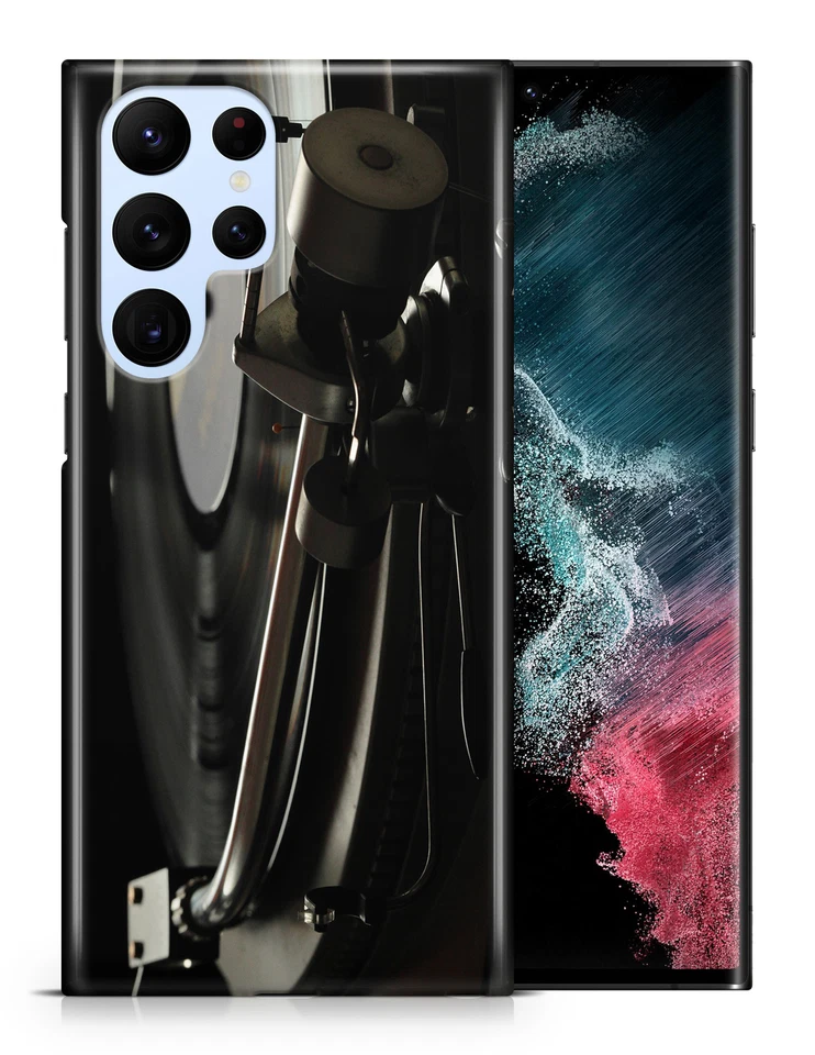 CASE COVER FOR SAMSUNG GALAXY|RETRO VINTAGE RECORD VINYL PLAYER Foto 1 de 1