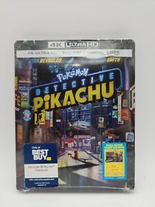 Pokémon Detective Pikachu Steelbook (4K UHD/Blu-ray) Best Buy