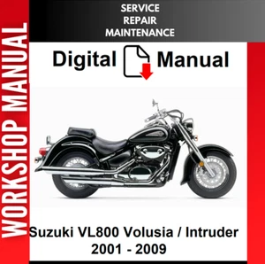 SUZUKI VL800 INTRUDER VOLUSIA 800 2001 2002 2003 2004 SERVICE REPAIR SHOP MANUAL - Bild 1 von 1