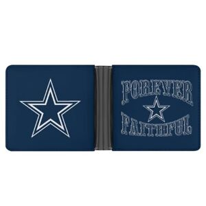 Forever Faithful Dallas Cowboys Fans PU Wallet Double Sided Printed Wallet